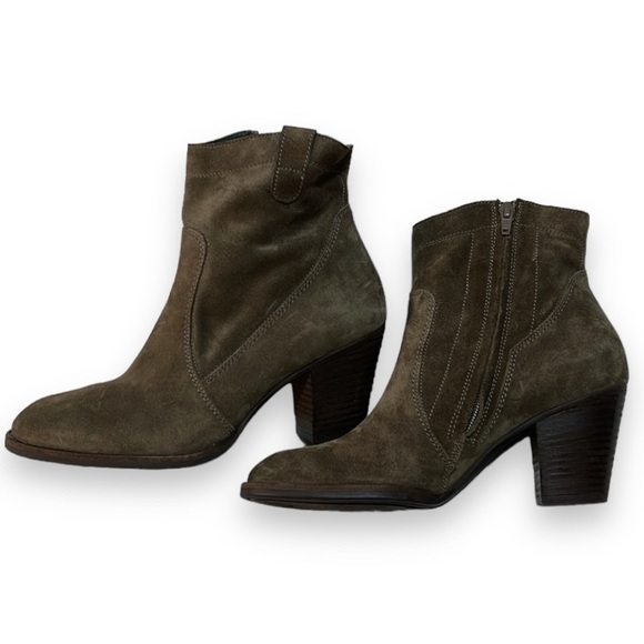 Paul Green 'Jax' Suede Brown Booties N5551 Color-Earth Women's Size 5.5 US/ 3 UK - Picture 7 of 10